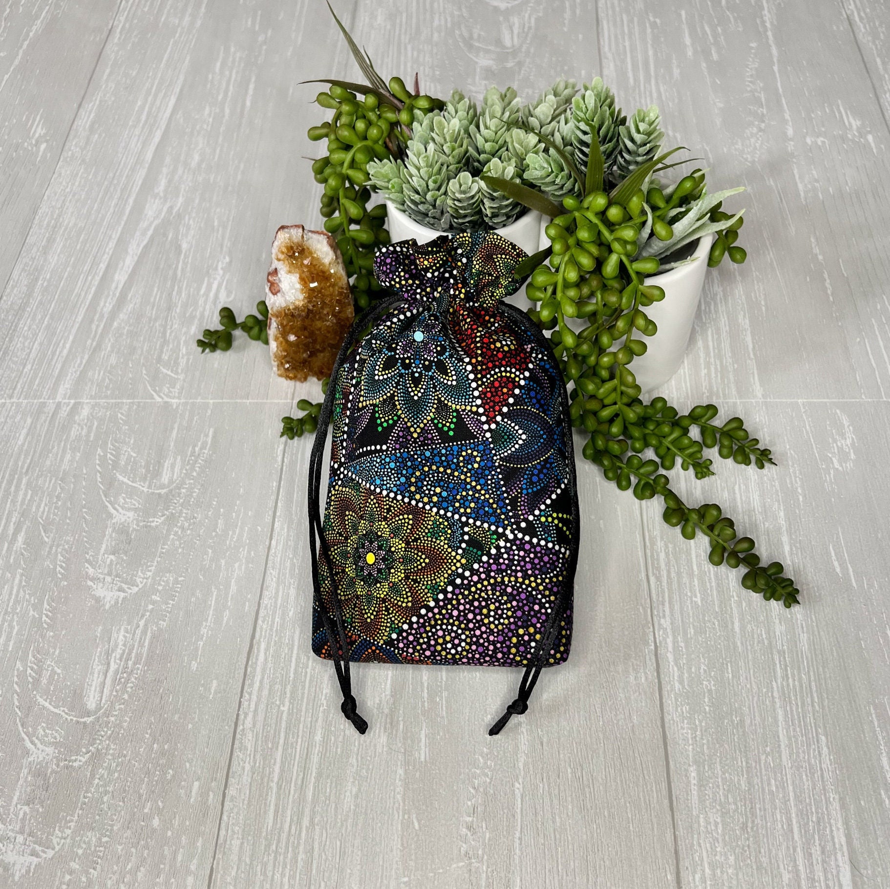 Tarot Bag, Drawstring Pouch, Tarot Deck Storage Holder, Standard Tarot ...