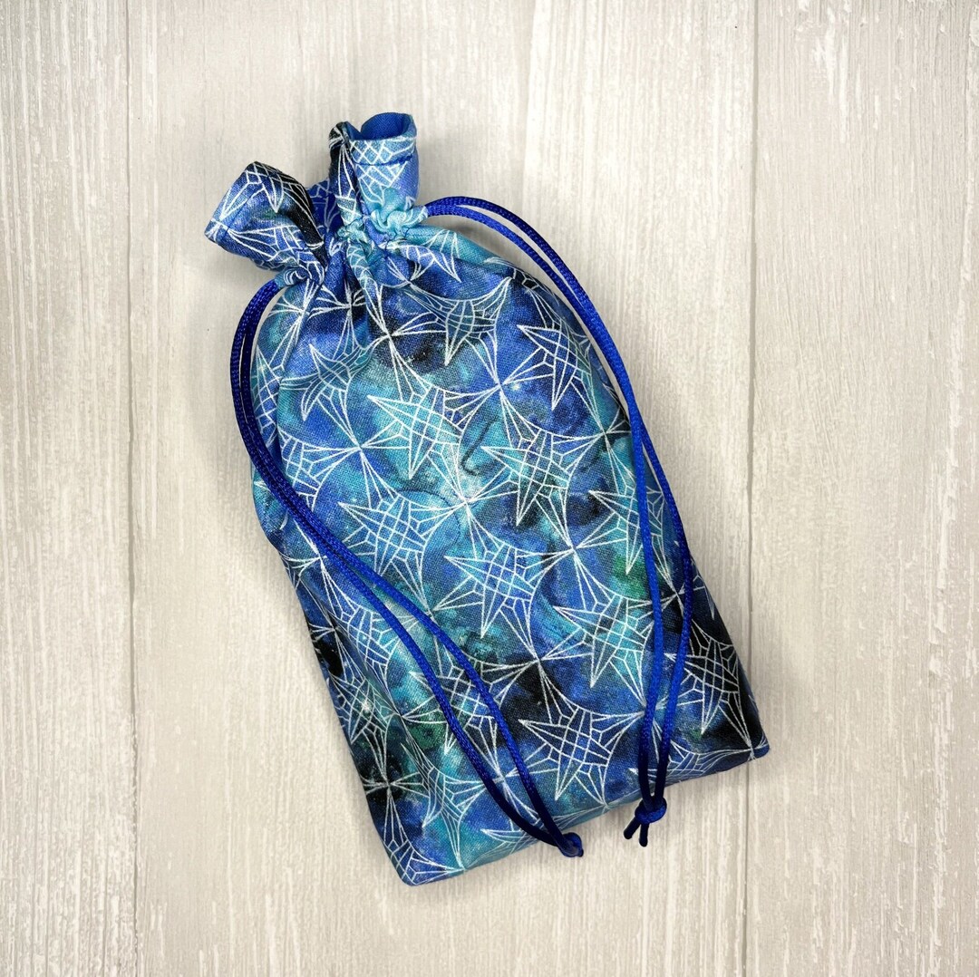 Geometric Star Tarot Bag, Drawstring Pouch, Tarot Deck Storage Holder ...