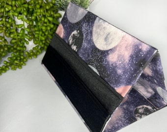 Fabric Tarot Card Stand, Daily Tarot Reading Stand, Unique Galactic Tarot Accessories, Affirmation Card Holder, Tarot Reader Gift, Celestial