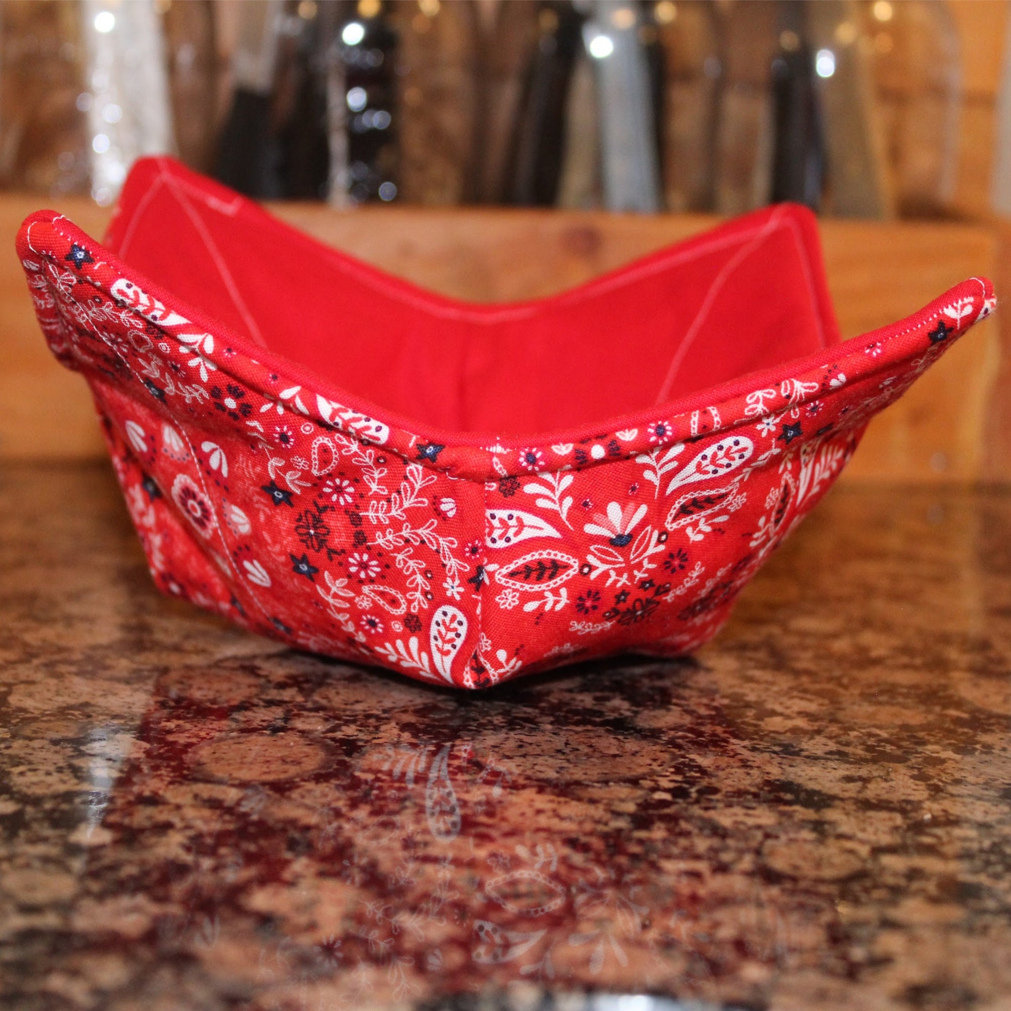 Bowl Cozy, Hot Pads, Bowl Holder, Cozies, Soup Bowl Cozy, Quilted, Gift
