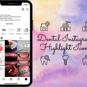 Dental Instagram Highlight Icons