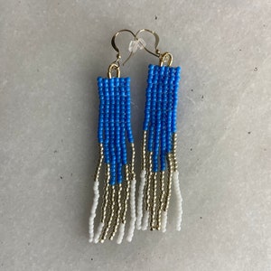 Blue Earrings | Beaded Earrings