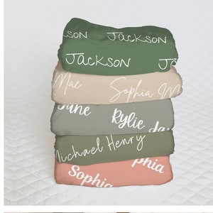 BABY NAME Blanket - Personalized Newborn Boy Baby Gift Newborn Baby Girl Coming Home Outfit Hospital Photo Receiving Hat Swaddle