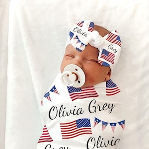 Patriotic swaddle best sale