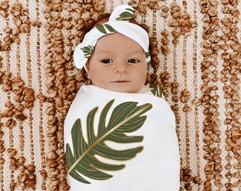 palm leaf swaddle