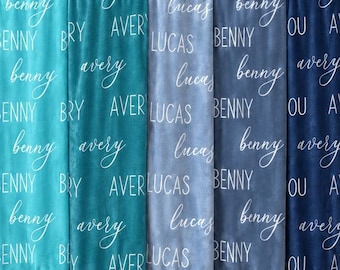 PERSONALIZED Blanket Boho Minky Baby Blanket With Name For Girls Boys Newborn Fleece Blanket New Baby Shower Gift Neutral Security Blanket