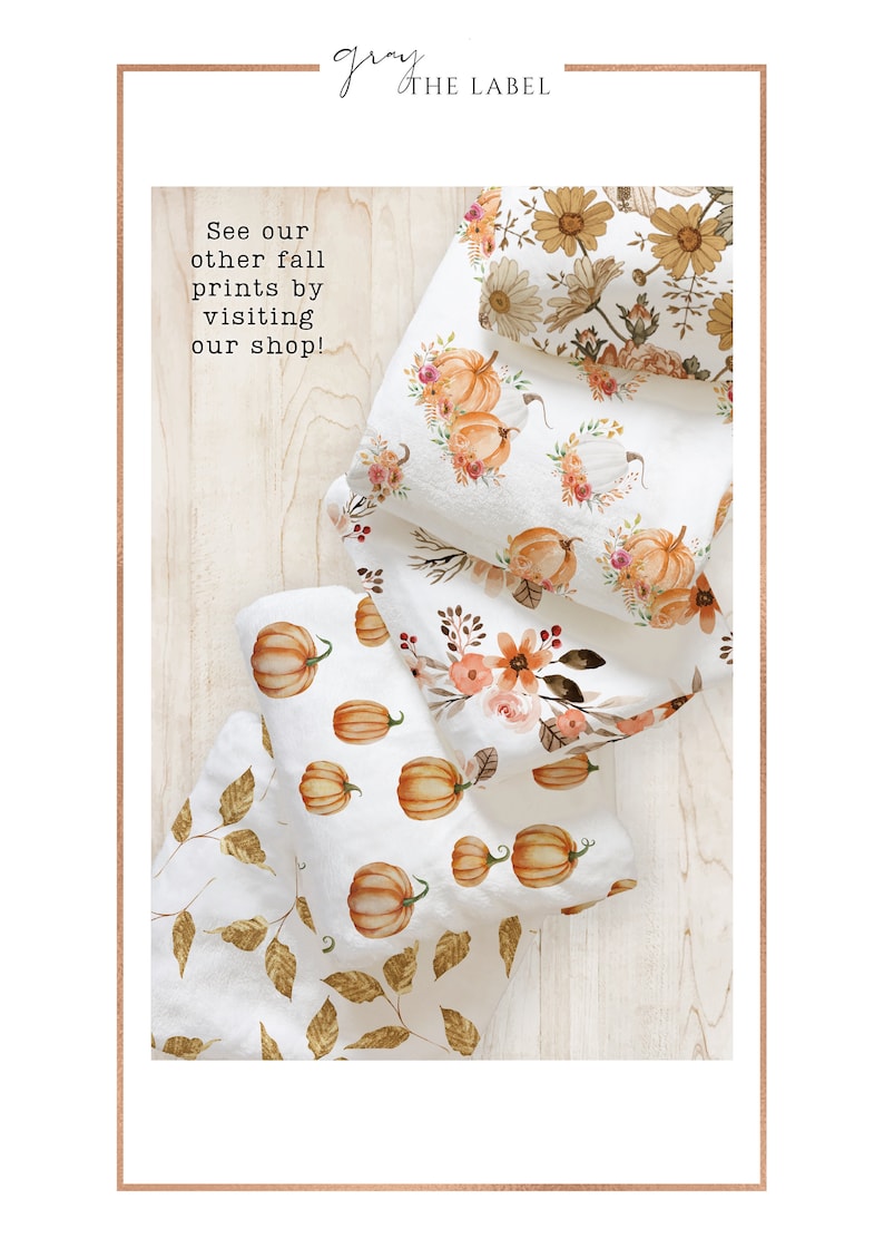 PUMPKIN SWADDLE Blanket Baby Boy Girl Take Home Outfit Gender Neutral