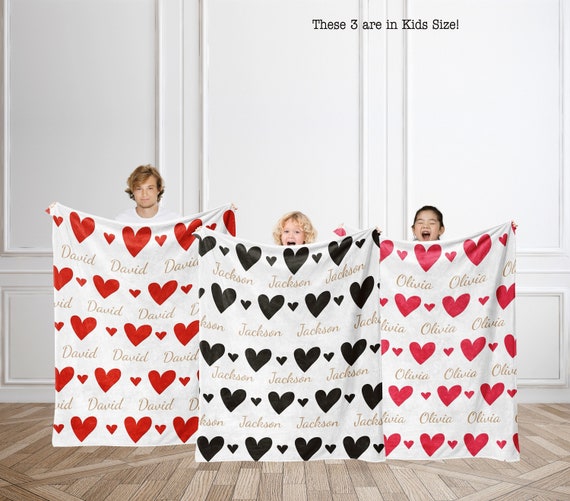 Kids blanket with name sale