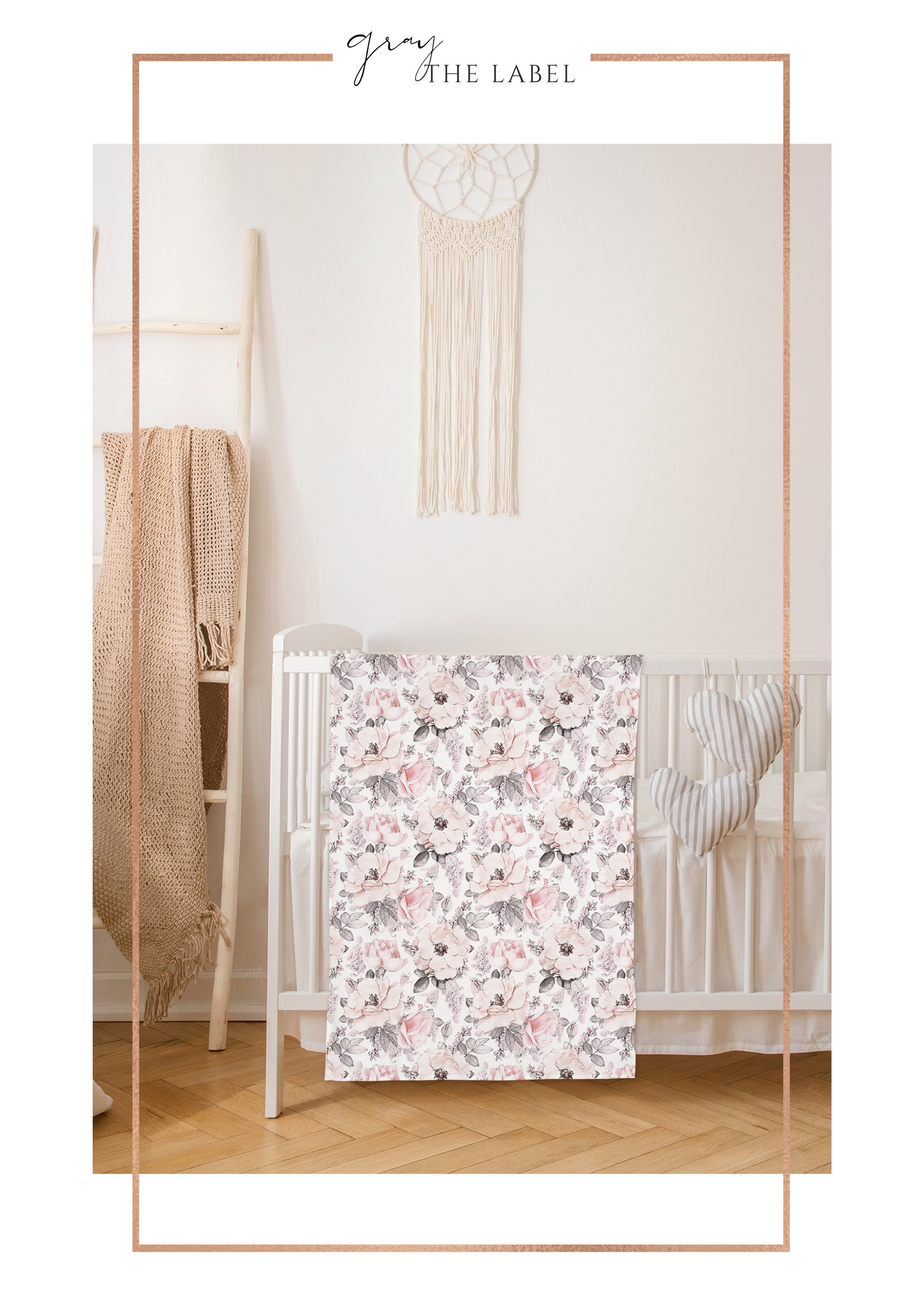 SOFIJA - Stella Swaddle Blanket & Hat - White main image 0