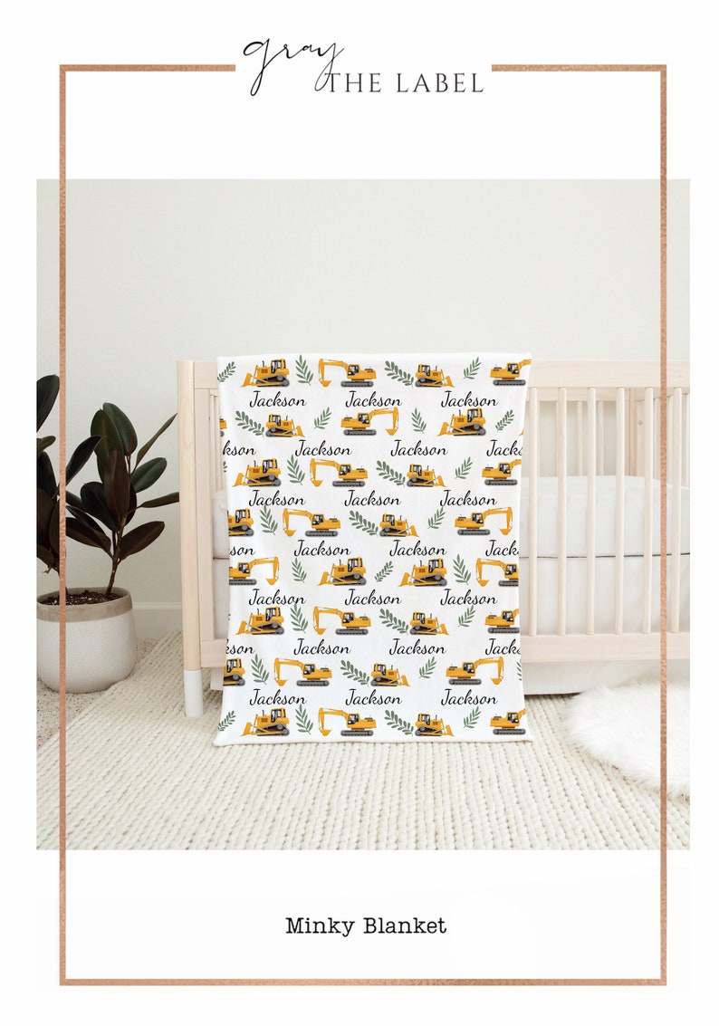 Construction Vehicles - Swaddle Blanket