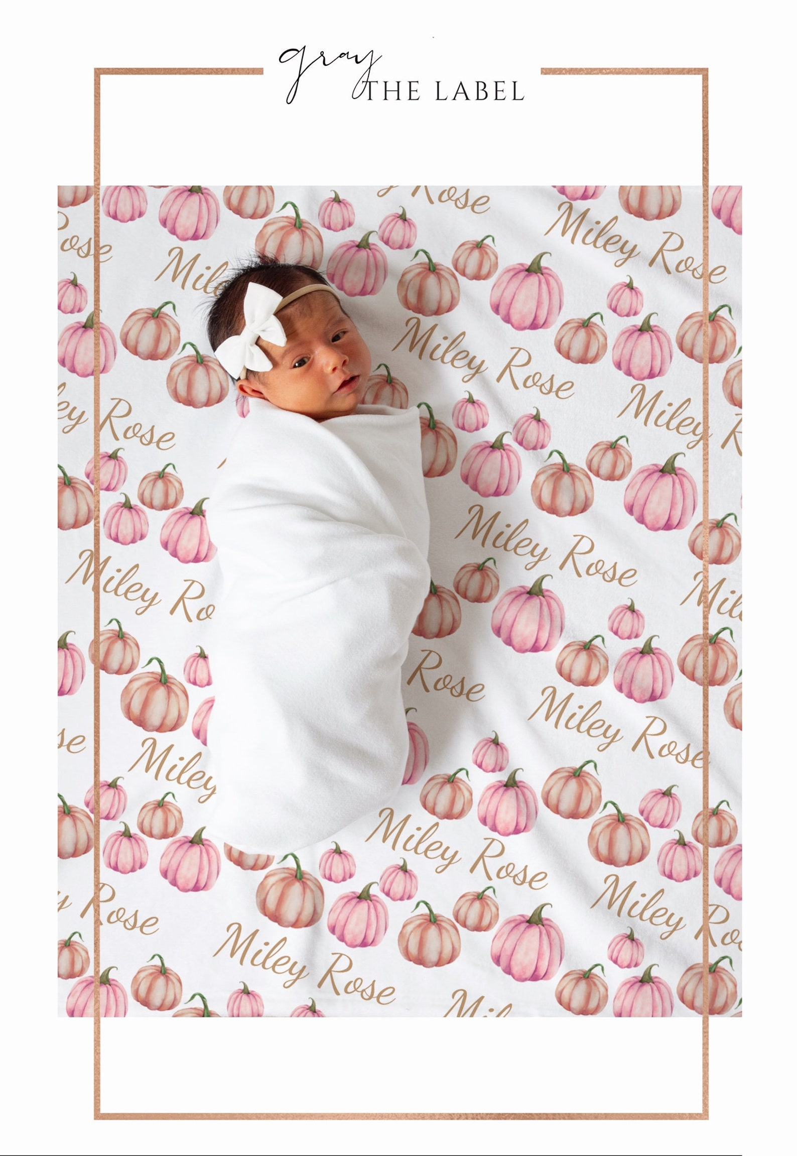 personalized-pink-pumpkin-swaddle-baby-name-blanket-baby-girl-coming