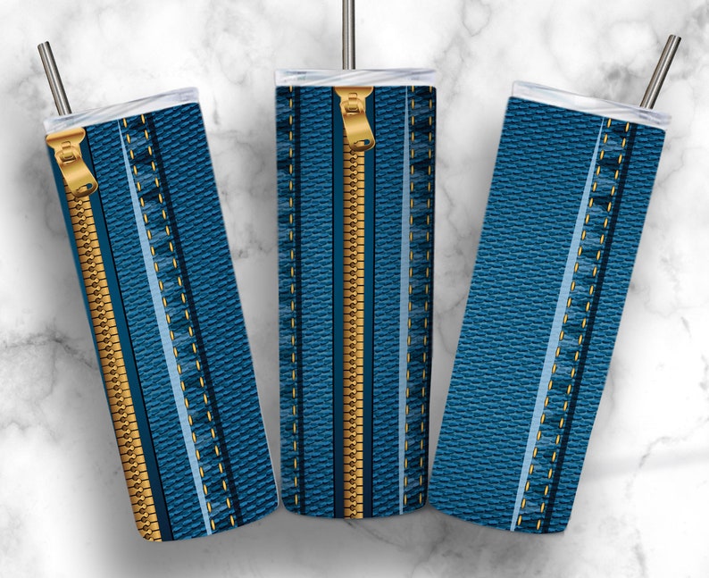 Zipper Tumbler, Sublimation Wrap, 20 Oz Skinny Tumbler Template