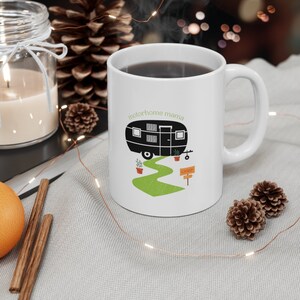 Motorhome Mama - Weiße Keramik Tasse 11oz