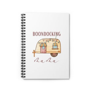 Boondocking Mama - Colorful - Spiral Notebook - Ruled Line