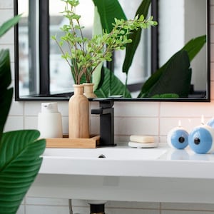 Handgemachte Evil Eye Kerze: Schutzamulett, spirituelles Home Dekor