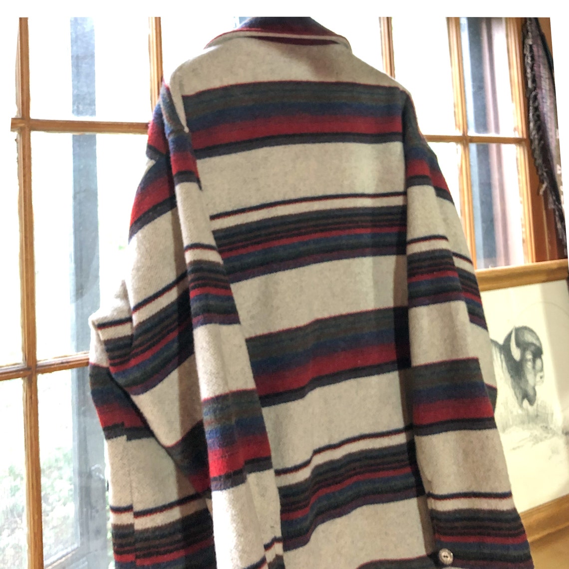 Vintage Mint Woolrich Wool Blanket Coat made in The USA Etsy