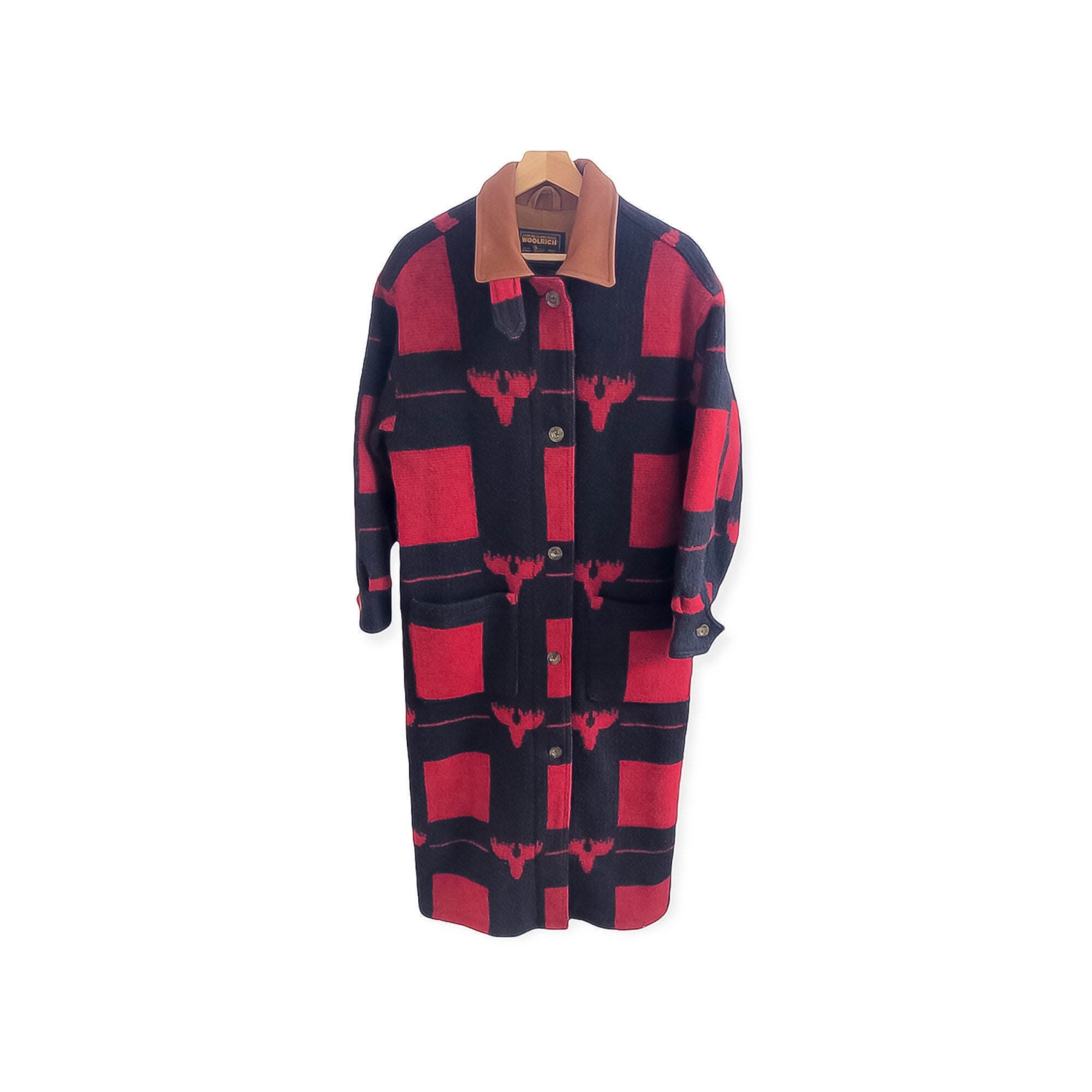 Woolrich Plaid Coat - Etsy