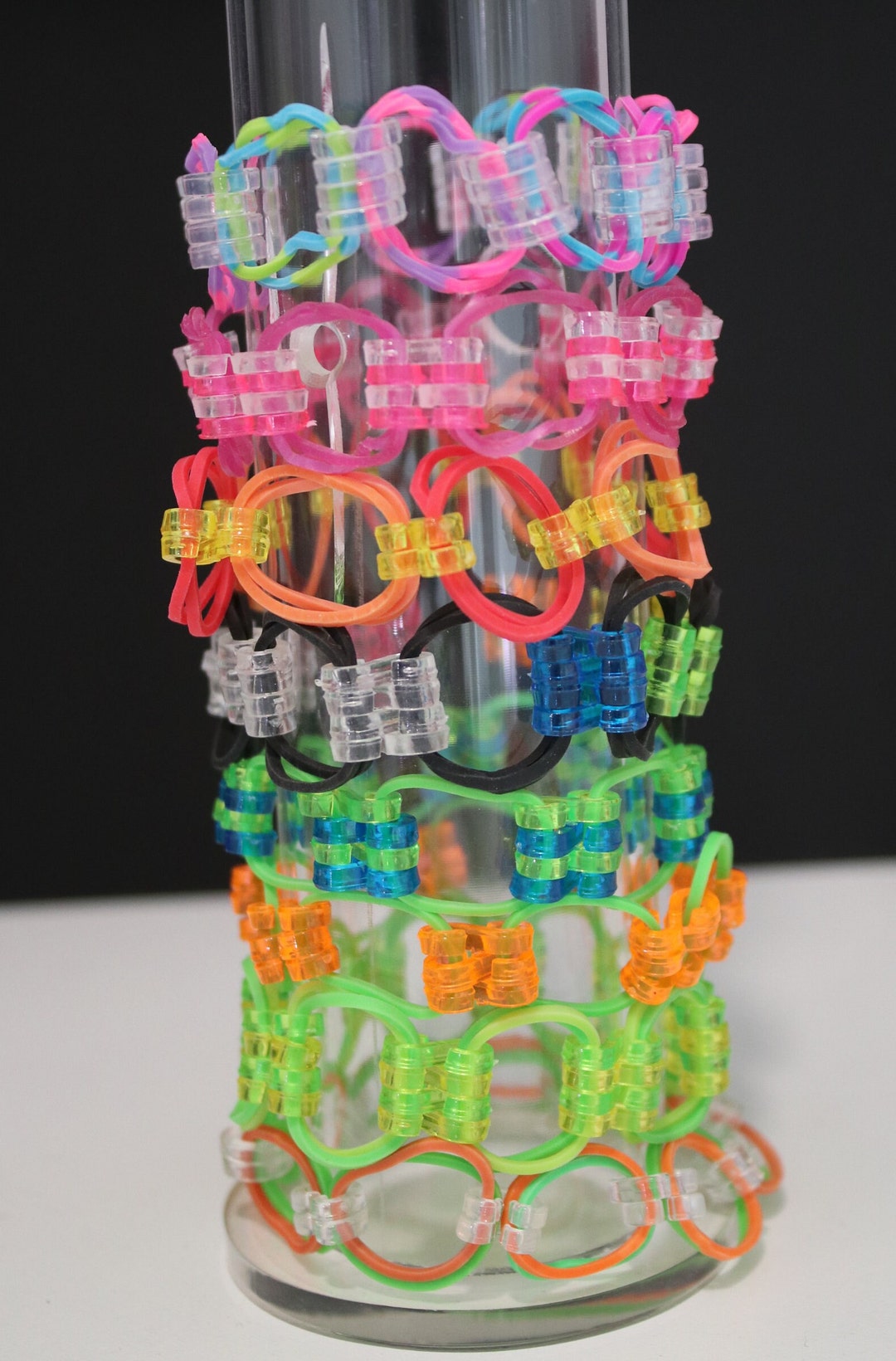 KIDS Rainbow Loom Bracelets Etsy