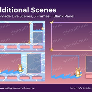 Pikachu Pokemon Summer Beach Twitch Overlays and Scenes Digital image 3