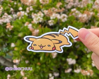Sleepy Pikachu Sticker