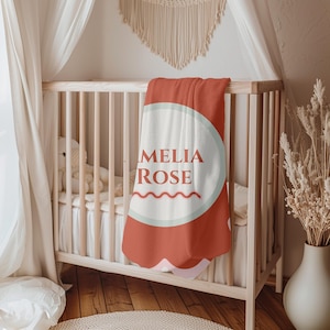 Personalized Plush Minky Blanket baby and toddler minky blanket Soft Minky blanket for kids Blanket for Nursery Baby shower gift Blanket
