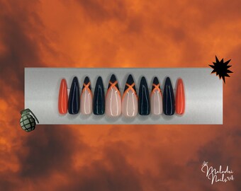 Anime Nails Etsy