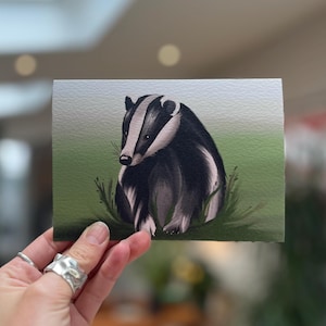 Badger Greeting Card