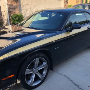 Dodge Challenger Side Stripes fit 2011-2021 (15 Colors) Pre-Cut Driver and Passenger Side V1