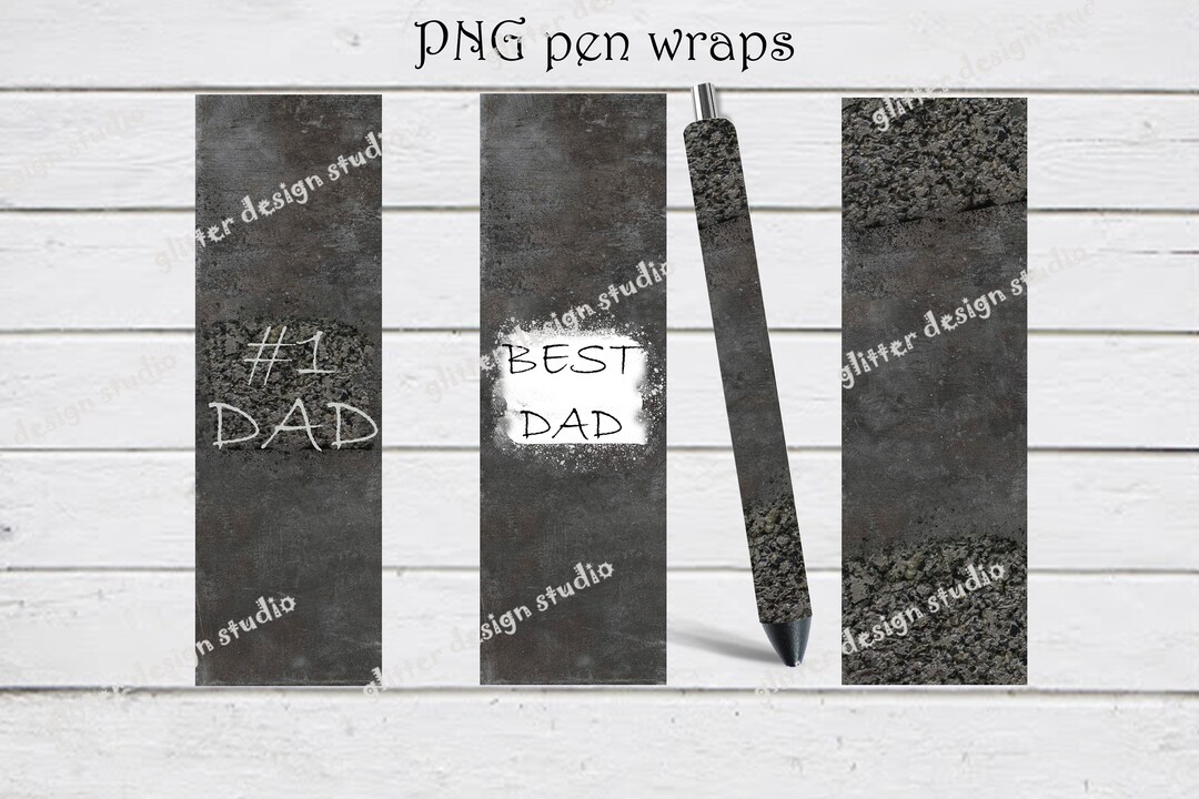 No1 Dad Pen Wrap,father Day Wrap Pen Sublimation Design,pen Wraps ...