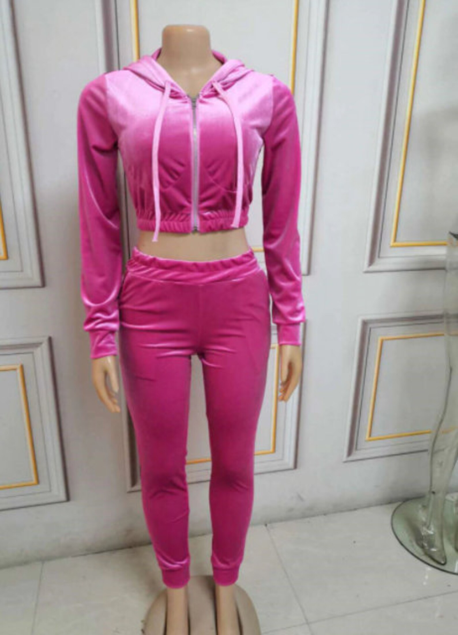 Juicy Tracksuit Set Cropped Sweater Etsy