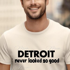 Detroit n&#39;a jamais été aussi beau/Detroit Football - Lions - téléchargement numérique - fichier de coupe Cricut & Silhouette - impression par sublimation/football SVG