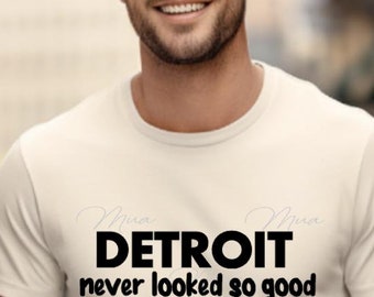 Detroit Never Looked So Good/Detroit Football - Lions - Digital Download - Cricut & Silhouette Cut File - Sublimation Print/Football SVG