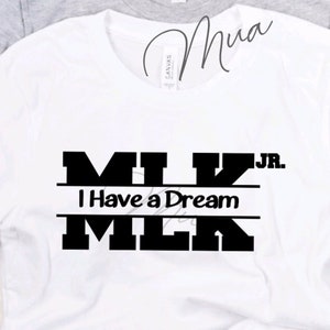 I Have A Dream MLK Monogram Svg Png/MLK Bday Svg/Martin Luther King Jr Svg/ Martin Luther King Jr Quotes Png/Black History month Svg