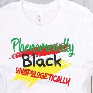 Fenomenale nero senza scuse SVG Storia del nero svg Juneteenth svg blm svg nero 24/7 svg amore nero png