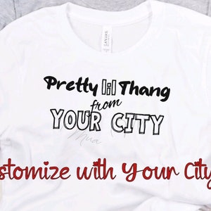 Custom Pretty lil Thang from Svg Png//Choose You/Positive svg/Rep your City svg /Sports svg png/Team svg png/Designs for Ladies/Girl Design