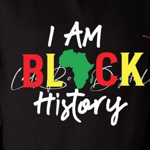 Io sono Black History Everyday SVG/Black History Month in formato svg/Juneteenth in formato SVG/Black Lives Matter in formato SVG PNG/Black Love in formato SVG/Melanin PNG