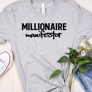 Millionaire Manifestor SVG png eps/Money SVG/Manifesting svg/Affirmation svg/Positive sayings/Uplifting words svg png/Mindfulness png svg image 8