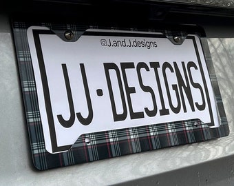 GTI Plaid License Plate Frame