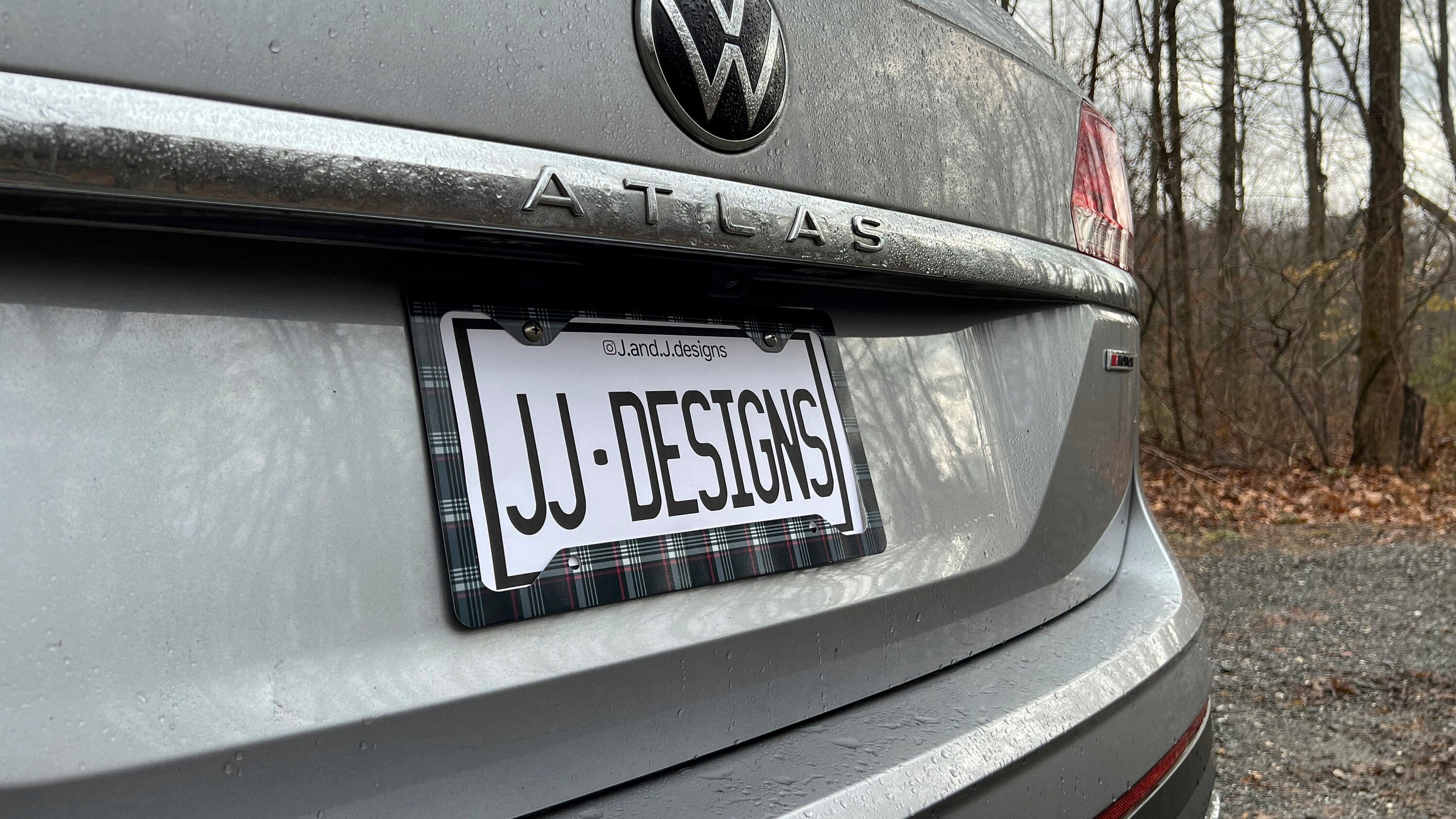 Gti plaid license plate frame deals