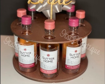 Large Shot Cake/ / 21st Birthday Gift // Mini Liquor Bottle Stand // Bridal Cake // Liquor Shot Cake // Liquor not included //