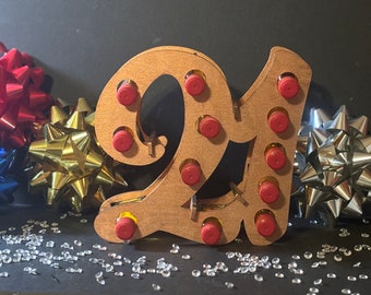 21st Birthday Shot stand for 50ml Fireball shots /*/Liquor Not Included/*/