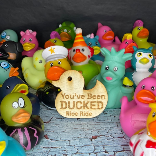 You've Been Ducked - Tags and Ducks // Duck Duck Tags // Ducking Tags // Duck Duck Tags and Ducks // Rubber Ducks