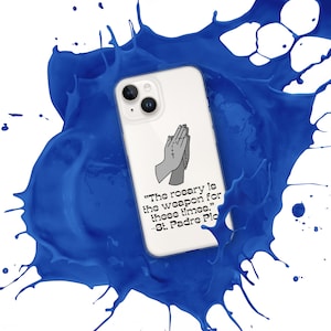 Padre Pio Rosary iPhone Case