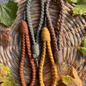 Fall Keychain, Boho Wristlet, Holiday Keychain, Macrame Key Holder, Bracelet Key fob, Boho key holder, Boho Fall Wristlet, Key Fob Holder