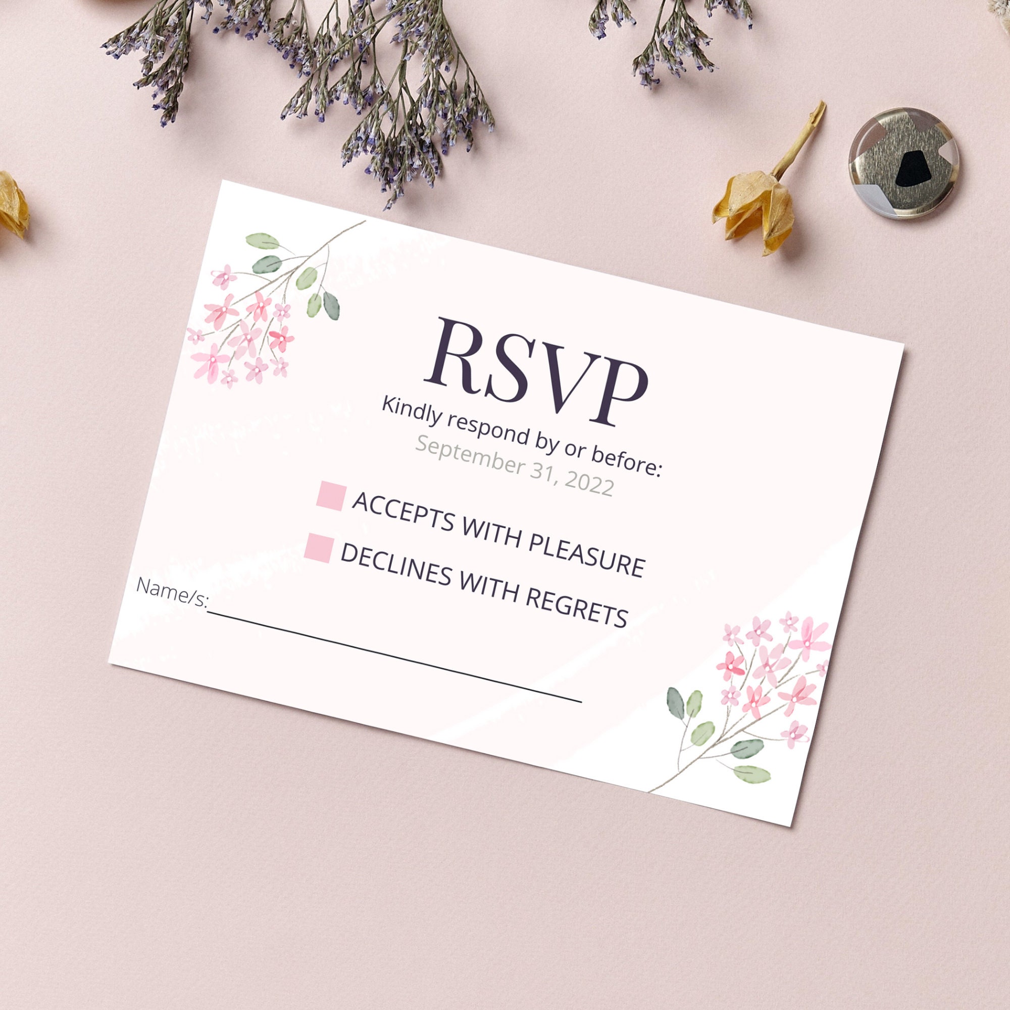 Wedding Invitation Template Wedding Invitation RSVP Card Etsy Wedding Invitation Template Wedding Invitation RSVP Card Etsy