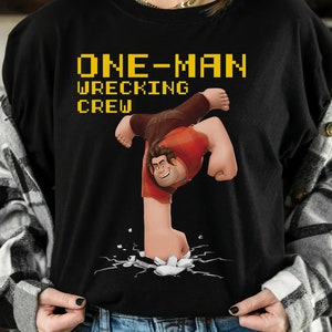 Disney Wreck It Ralph 2 Wrecking Crew Graphic T-Shirt Unisex Adult T-shirt Kid shirt Gift for Birthday Hoodie Toddler Tee