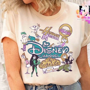 Disney Channel Cartoon Characters Group Hannah Montana Lizzie McGuire Phineas Ferb Shirt, What Dreams Are Made Of Tee, Disneyland Trip Gift