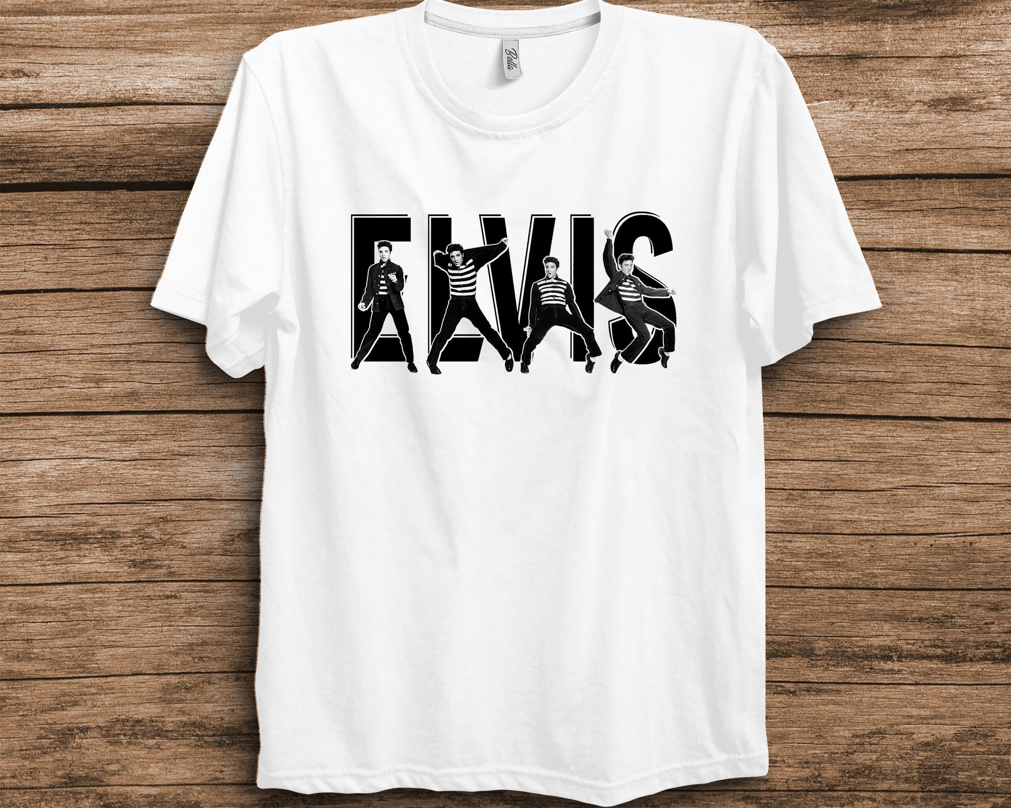 Discover Elvis Presley Sänger Vintage Elvis Presley Official 1956 T-shirt