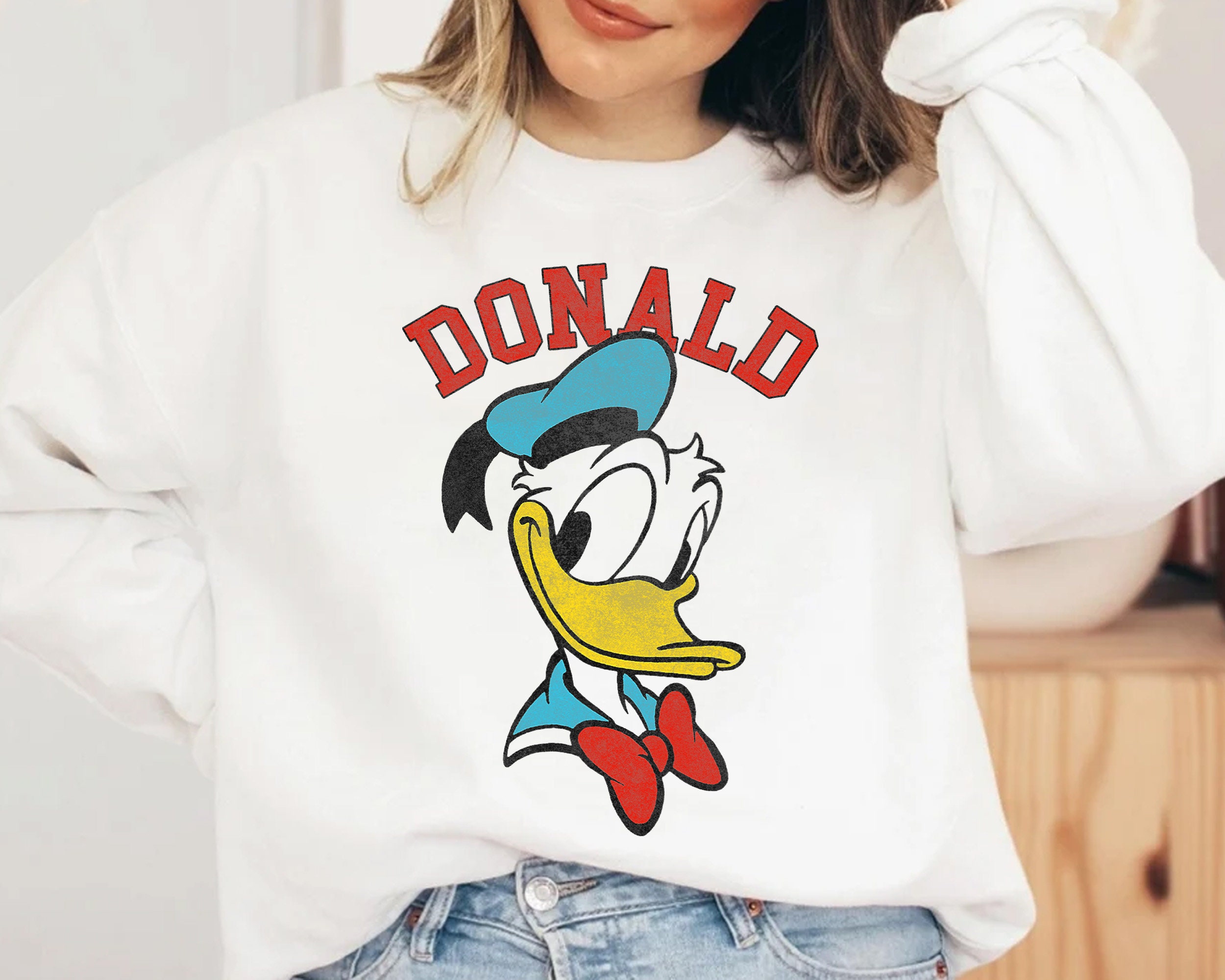 Zara donald top duck sweatshirt