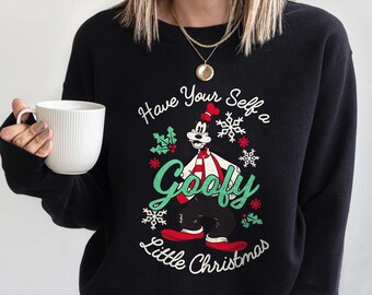 Disney Have Yourself Goofy Little Christmas Shirt, Mickey's Very Merry Christmas Party Matching Shirt, Disneyland Vacation Family Trip Gift